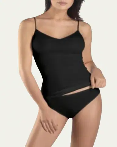 Hanro Seamless Cotton V-Neck Camisole | Thumbnail 2