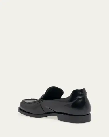 Balenciaga Men's Comfy B-Logo Calfskin Penny Loafers | Thumbnail 4 Balenciaga Men's Comfy B-Logo Calfskin Penny Loafers | Thumbnail 4