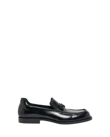 Balenciaga Men's Comfy B-Logo Calfskin Penny Loafers | Thumbnail 1 Balenciaga Men's Comfy B-Logo Calfskin Penny Loafers | Thumbnail 1