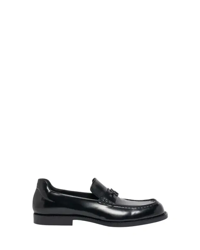 Men's Comfy B-Logo Calfskin Penny Loafers