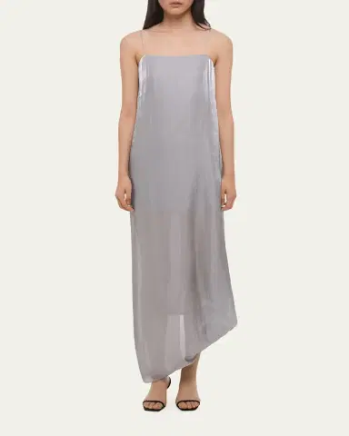 Helmut Lang Fluid Satin Slip Dress | Thumbnail 2 Helmut Lang Fluid Satin Slip Dress | Thumbnail 2