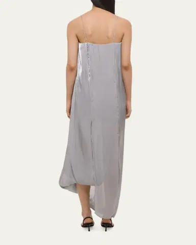 Helmut Lang Fluid Satin Slip Dress | Thumbnail 3 Helmut Lang Fluid Satin Slip Dress | Thumbnail 3