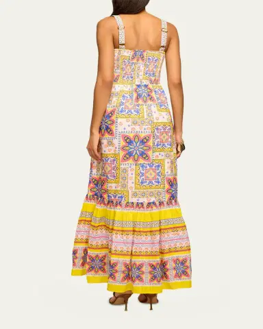 Ramy Brook Alora Printed Cotton Maxi Dress | Thumbnail 3