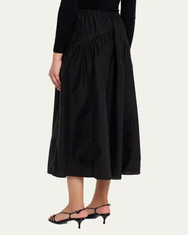 Theory Poplin Circle Skirt | Thumbnail 3 Theory Poplin Circle Skirt | Thumbnail 3