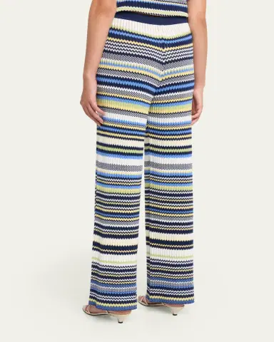 SIMKHAI Farrah Striped Knit Pants | Thumbnail 3 SIMKHAI Farrah Striped Knit Pants | Thumbnail 3