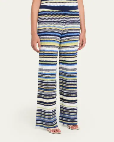 SIMKHAI Farrah Striped Knit Pants | Thumbnail 4 SIMKHAI Farrah Striped Knit Pants | Thumbnail 4