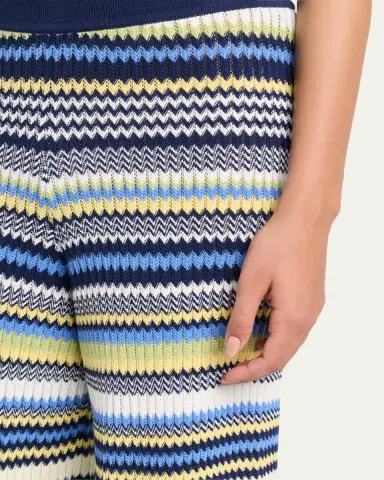 SIMKHAI Farrah Striped Knit Pants | Thumbnail 5 SIMKHAI Farrah Striped Knit Pants | Thumbnail 5