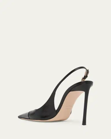 Tom Ford 85mm Shiny Kid Leather Slingback Pumps | Thumbnail 7 Tom Ford 85mm Shiny Kid Leather Slingback Pumps | Thumbnail 7
