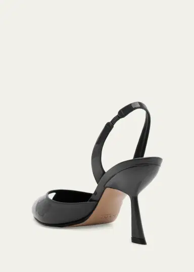 Alexandre Birman 85mm Miranda Patent Leather Peep-Toe Pumps | Thumbnail 3