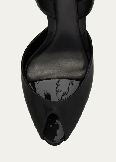 Alexandre Birman 85mm Miranda Patent Leather Peep-Toe Pumps | Thumbnail 4