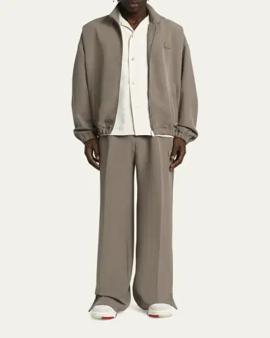 AMIRI Men's Logo Patch Full-Zip Blouson | Thumbnail 2 AMIRI Men's Logo Patch Full-Zip Blouson | Thumbnail 2
