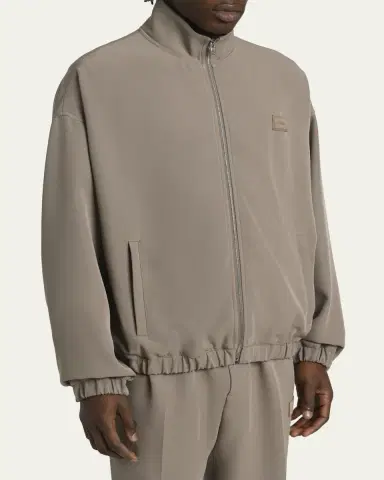 AMIRI Men's Logo Patch Full-Zip Blouson | Thumbnail 4 AMIRI Men's Logo Patch Full-Zip Blouson | Thumbnail 4