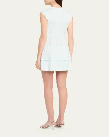 LoveShackFancy Laighton Pointelle Knit Mini Dress | Thumbnail 3 LoveShackFancy Laighton Pointelle Knit Mini Dress | Thumbnail 3