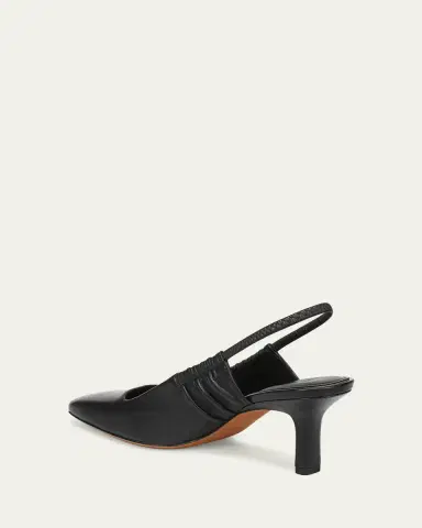 Vince 65mm Venice Leather Slingback Pumps | Thumbnail 3