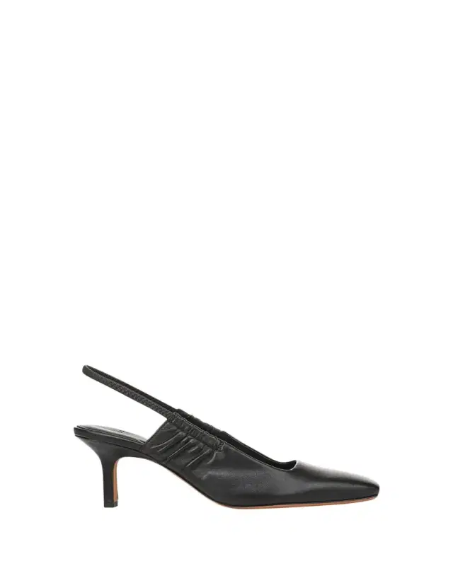 Vince 6mm Venice Leather Slingback Pumps