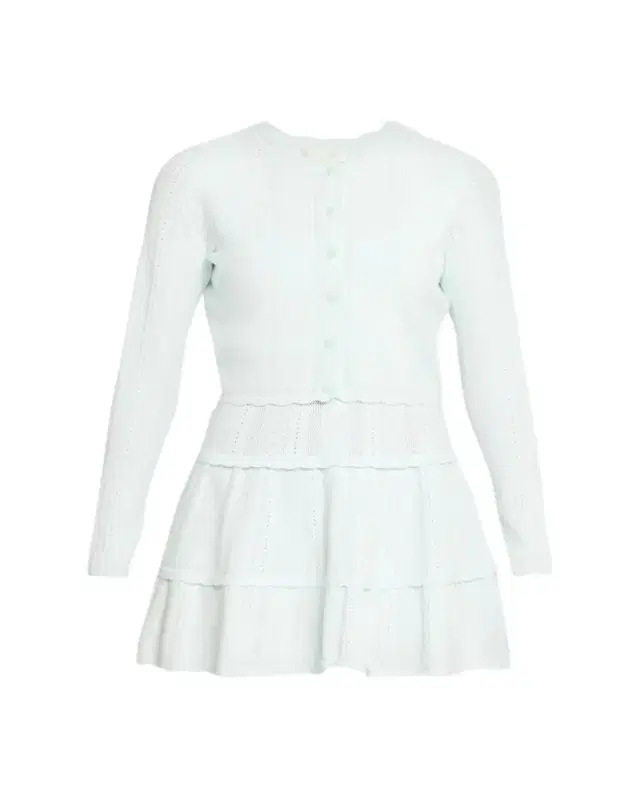 LoveShackFancy Nadiya Pointelle-Knit Cardigan