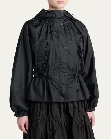 Moncler Genius Imaginaire Canvas Short Parka | Thumbnail 4 Moncler Genius Imaginaire Canvas Short Parka | Thumbnail 4