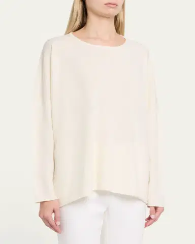 Eskandar A-line Cashmere Sweater | Thumbnail 3 Eskandar A-line Cashmere Sweater | Thumbnail 3