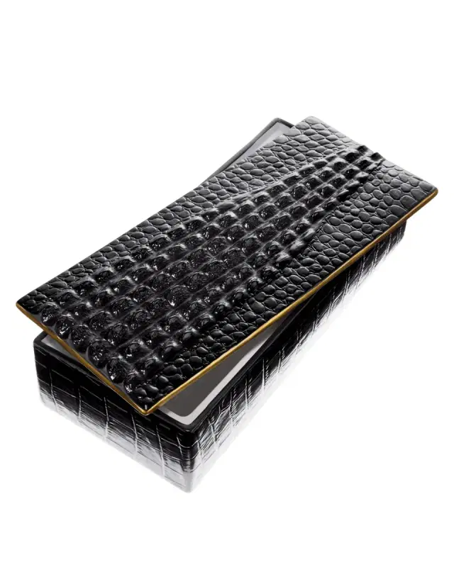 L'Objet Crocodile Rectangular Box