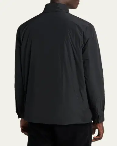 Moncler Men's Snap-Front Down Jacket | Thumbnail 3 Moncler Men's Snap-Front Down Jacket | Thumbnail 3