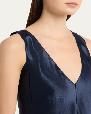 Maria McManus Satin V-Neck Camisole | Thumbnail 5 Maria McManus Satin V-Neck Camisole | Thumbnail 5