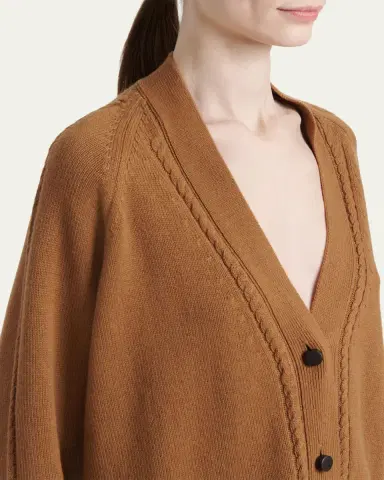 Kiton Cashmere V-Neck Cardigan | Thumbnail 5 Kiton Cashmere V-Neck Cardigan | Thumbnail 5