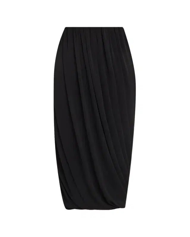 Calden Draped Midi Skirt