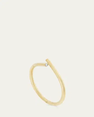 TABAYER Oera Fairmined 18K Yellow Gold Slim Diamond Bangle | Thumbnail 2