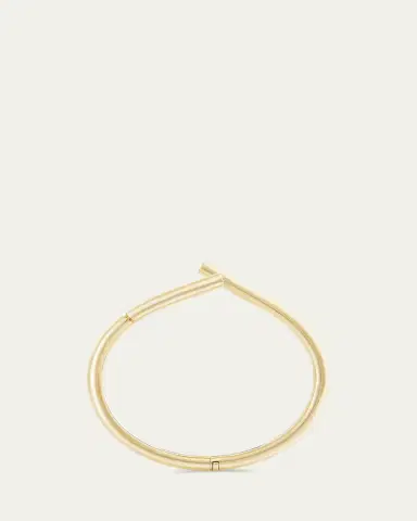 TABAYER Oera Fairmined 18K Yellow Gold Slim Diamond Bangle | Thumbnail 3