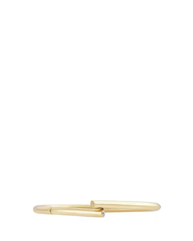 Oera Fairmined 18K Yellow Gold Slim Diamond Bangle