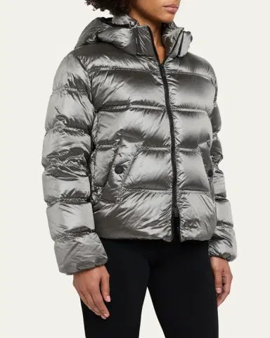 Moncler Quilted Short Down Jacket | Thumbnail 4 Moncler Quilted Short Down Jacket | Thumbnail 4