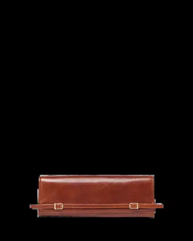 Simkhai River East-West Leather Clutch Bag | Thumbnail 3