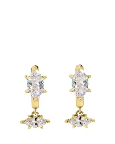 Nickho Rey Diana 14K Gold Vermeil Cubic Zirconia Drop Earrings | Thumbnail 1 Nickho Rey Diana 14K Gold Vermeil Cubic Zirconia Drop Earrings | Thumbnail 1
