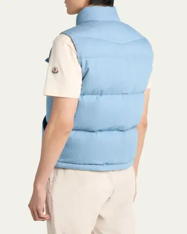 Moncler Men's Quilted Puffer Vest | Thumbnail 3
