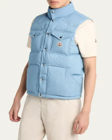 Moncler Men's Quilted Puffer Vest | Thumbnail 4