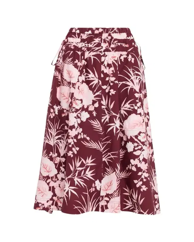Meret Printed Midi Skirt