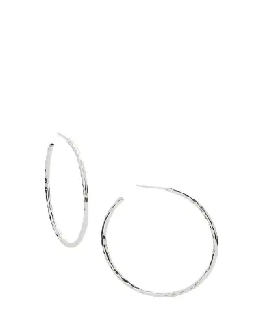 Ippolita Medium Squiggle Hoop Earrings in Sterling | Thumbnail 1