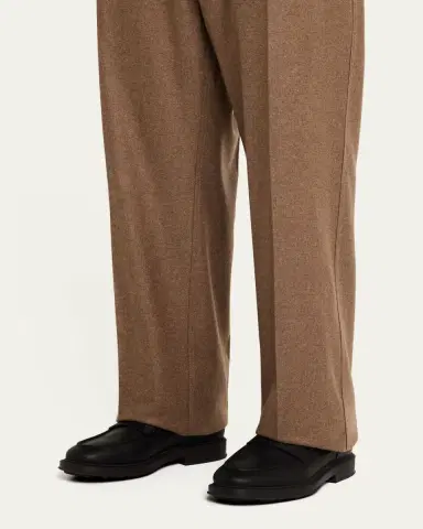 Loro Piana Men's Travis Leather Penny Loafers | Thumbnail 2