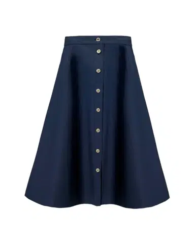 Carolina Herrera Button-Front Cotton Midi Skirt | Thumbnail 1