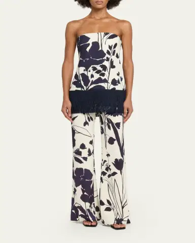 Cara Cara Pisa Printed Flare Pants | Thumbnail 2