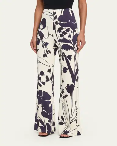Cara Cara Pisa Printed Flare Pants | Thumbnail 4