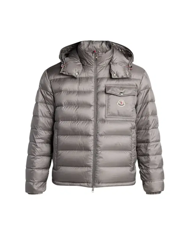 Moncler Men's Hood Logo Puffer Jacket