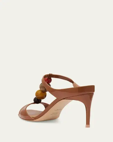 Malone Souliers 70mm Lena Resin Patent Leather Mules | Thumbnail 3
