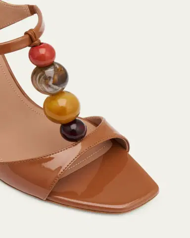 Malone Souliers 70mm Lena Resin Patent Leather Mules | Thumbnail 4