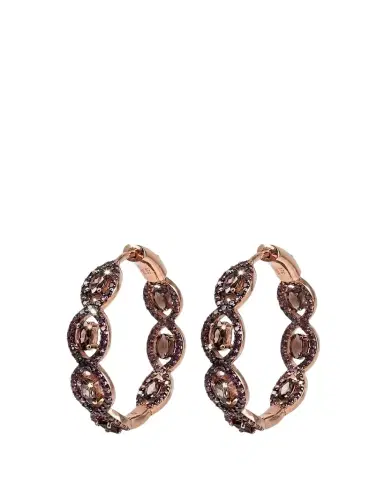 Nickho Rey Mini Sylvie Hoop Earrings, Espresso | Thumbnail 1 Nickho Rey Mini Sylvie Hoop Earrings, Espresso | Thumbnail 1