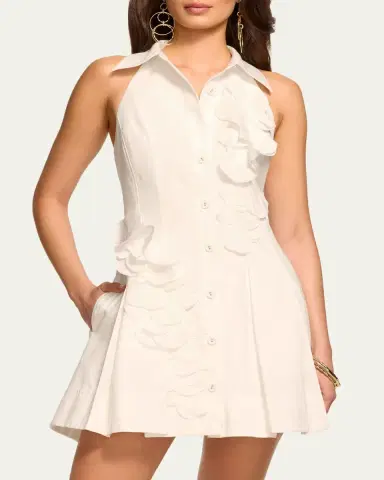 Ramy Brook Donna Floral Mini Shirtdress | Thumbnail 4 Ramy Brook Donna Floral Mini Shirtdress | Thumbnail 4