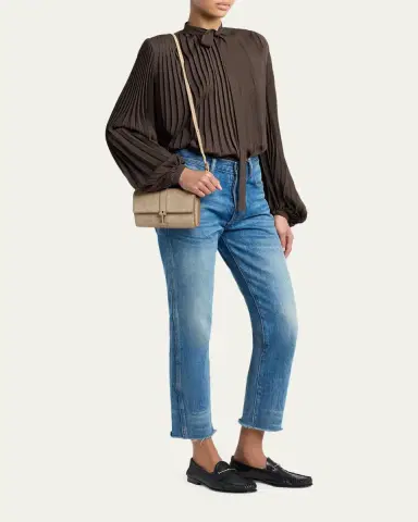 Tom Ford Suede Hanging T Crossbody Wallet | Thumbnail 5 Tom Ford Suede Hanging T Crossbody Wallet | Thumbnail 5