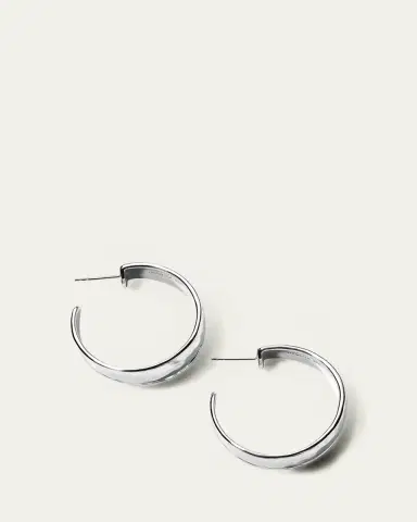 Ippolita Goddess Hoop Earrings in Sterling | Thumbnail 2 Ippolita Goddess Hoop Earrings in Sterling | Thumbnail 2