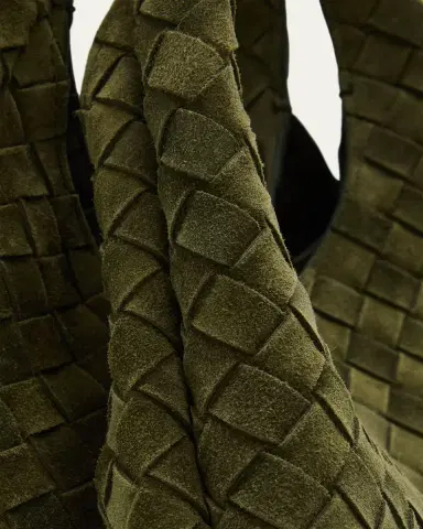 Bottega Veneta Campana Small Suede Top-Handle Bag | Thumbnail 5