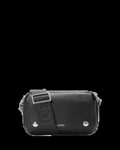 Loewe Men's Small Pebble Messenger Bag in Grained Calfskin | Thumbnail 2 Loewe Men's Small Pebble Messenger Bag in Grained Calfskin | Thumbnail 2